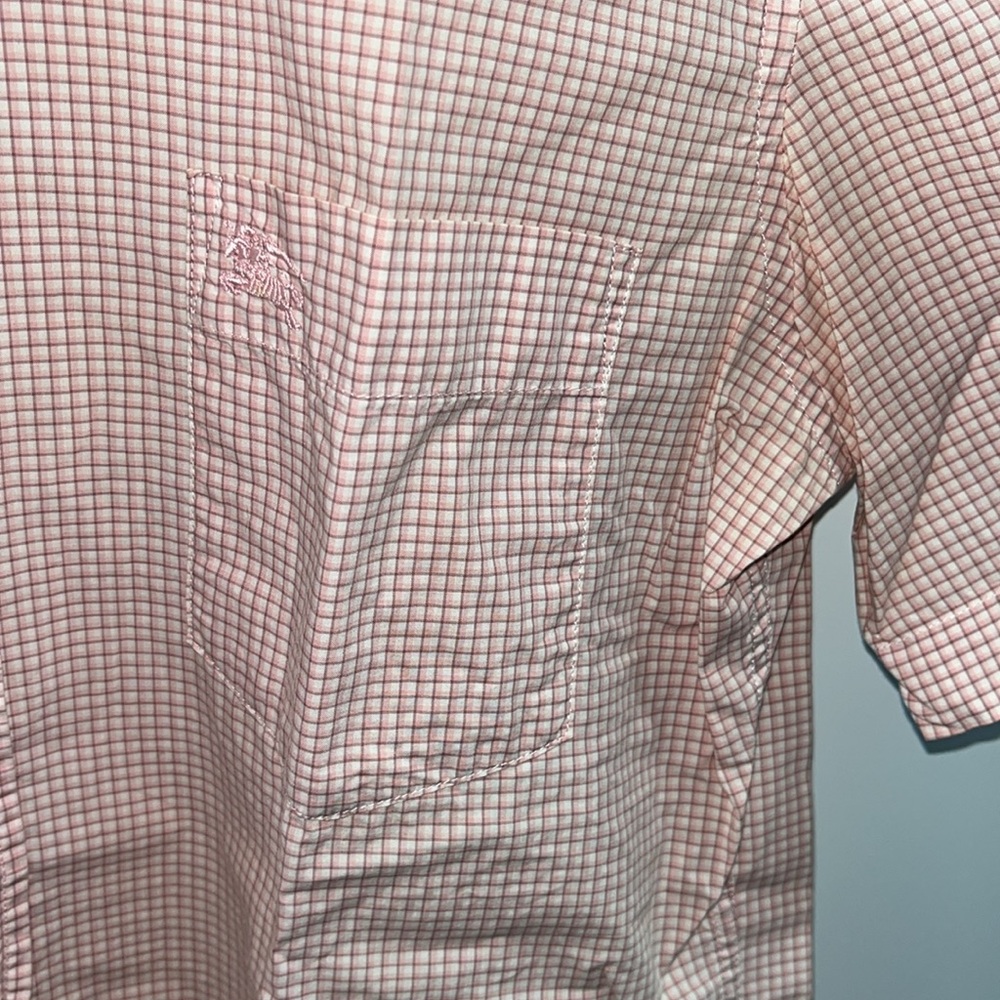 Authentic Burberry Men’s Pink Shirt Size S - Picture 6 of 15